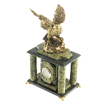 Часы настольные из натурального камня с декором в виде орла Eagle Stone Clock варинант исполнения - 10 | Loft Concept в Нижнем Новгороде