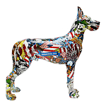 Статуэтка Graffiti Great Dane Поп-Арт варинант исполнения - 2 | Loft Concept в Нижнем Новгороде