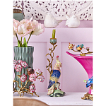 Подсвечник в образе попугая из фарфора с бронзовыми элементами Eden Garden варинант исполнения - 2 | Loft Concept в Нижнем Новгороде