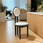 Дизайнерский стул из массива дерева с круглой спинкой Infinitude варинант исполнения - 1 | Loft Concept в Нижнем Новгороде