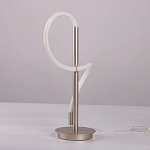 Настольная лампа белым изогнутым плафоном на круглой подставке Luke Lampco Tracer Lamp варинант исполнения - 8 | Loft Concept в Нижнем Новгороде