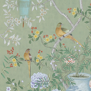 Обои ручная роспись Temple Newsam Mercury Grey