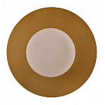 Бра круглое с плафоном из натурального камня на латунном основании Cryptocrystalline Stone варинант исполнения - 3 | Loft Concept в Нижнем Новгороде