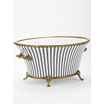 Кашпо Black white stripe варинант исполнения - 2 | Loft Concept в Нижнем Новгороде