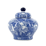 Ваза с крышкой в китайском стиле Гранатовое дерево Blooming Pomegranate варинант исполнения - 8 | Loft Concept в Нижнем Новгороде