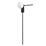 Бра с белым шарообразным плафоном и черным минималистичным каркасом Direct Rays варинант исполнения - 1 | Loft Concept в Нижнем Новгороде