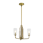  Люстра с прозрачными рифлеными цилиндрическими плафонами Kichler варинант исполнения - 2 | Loft Concept в Нижнем Новгороде