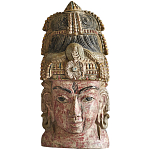 Арт-объект на стену Маска из массива акации Acacia Mask варинант исполнения - 5 | Loft Concept в Нижнем Новгороде