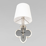 Бра с белым текстильным абажуром и фигурным основанием с зеркальной вставкой Vitorino варинант исполнения - 22 | Loft Concept в Нижнем Новгороде