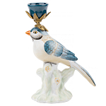 Фарфоровый подсвечник с птицей Eden Garden варинант исполнения - 1 | Loft Concept в Нижнем Новгороде