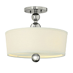 Потолочный светильник с белым цилиндрическим плафоном и шарообразными деталями Hinkley варинант исполнения - 1 | Loft Concept в Нижнем Новгороде