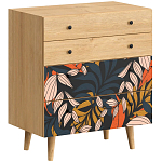Комод с принтом на ящиках Elise Chest of Drawers варинант исполнения - 2 | Loft Concept в Нижнем Новгороде