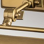 Светильник для картин цвета состаренная латунь с широким плафоном на прямоугольном основании Elstead Lighting варинант исполнения - 10 | Loft Concept в Нижнем Новгороде