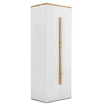 Шкаф платяной с белым глянцевым фасадом Grace of Furniture варинант исполнения - 1 | Loft Concept в Нижнем Новгороде