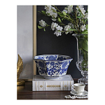 Чаша белая с синим цветочным узором Chino Dishes варинант исполнения - 3 | Loft Concept в Нижнем Новгороде