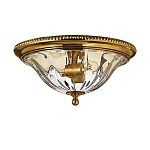 Потолочный светильник цвета латунь с прозрачным плафоном в форме чаши Hinkley варинант исполнения - 1 | Loft Concept в Нижнем Новгороде