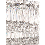 Люстра подвесная круглая из прозрачного хрусталя с корпусом из металла цвета хром Selfsufficient варинант исполнения - 6 | Loft Concept в Нижнем Новгороде