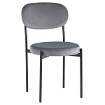 Стул с круглым сиденьем на металлическом основании ALFIE CHAIR Grey варинант исполнения - 1 | Loft Concept в Нижнем Новгороде