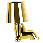 Настольная лампа фигурная цвета золото с гладким абажуром Высота 16 см Sophia варинант исполнения - 4 | Loft Concept в Нижнем Новгороде