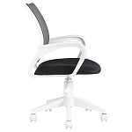 Офисное кресло с основанием из белого пластика Desk chairs Black варинант исполнения - 3 | Loft Concept в Нижнем Новгороде