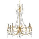 Люстра с декором из прозрачных бусин Glowing Crystals варинант исполнения - 2 | Loft Concept в Нижнем Новгороде