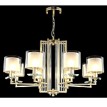 Люстра с 8-ю цилиндрическими плафонами из стекла Laurent варинант исполнения - 4 | Loft Concept в Нижнем Новгороде