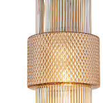 Подвесной светильник со стеклянным рифленым плафоном цилиндрической формы Eliara 13 варинант исполнения - 3 | Loft Concept в Нижнем Новгороде