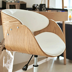 Вращающееся офисное кресло на колёсах Delwyn Chair варинант исполнения - 4 | Loft Concept в Нижнем Новгороде