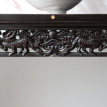 Черная резная консоль в Китайском стиле из массива Black Dragon Console варинант исполнения - 3 | Loft Concept в Нижнем Новгороде