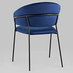 Стул в велюре синего цвета Horizon варинант исполнения - 5 | Loft Concept в Нижнем Новгороде