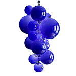 Люстра Grape Balls Синее стекло  варинант исполнения - 2 | Loft Concept в Нижнем Новгороде