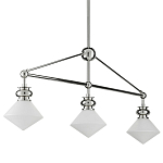 Люстра линейная с ромбовидными плафонами Pointed Diamond Shade варинант исполнения - 5 | Loft Concept в Нижнем Новгороде