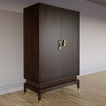 Платяной шкаф Elsa Dreams Walnut с 2-мя фасадами варинант исполнения - 2 | Loft Concept в Нижнем Новгороде