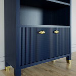 Книжный Стеллаж Elsa Dreams Blue с задней стенкой варинант исполнения - 1 | Loft Concept в Нижнем Новгороде