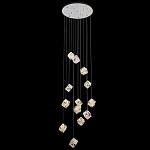 Люстра каскадная с мозаичным хрустальным оформлением Sparks of Crystal варинант исполнения - 2 | Loft Concept в Нижнем Новгороде