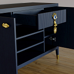 Комод-буфет Elsa Dreams Blue с открытыми полками   варинант исполнения - 1 | Loft Concept в Нижнем Новгороде