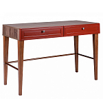 Стол письменный из массива бука с 2-мя ящиками красный Wenge Light варинант исполнения - 1 | Loft Concept в Нижнем Новгороде