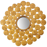 Настенное зеркало Ernest Metal Brass Mirror варинант исполнения - 1 | Loft Concept в Нижнем Новгороде