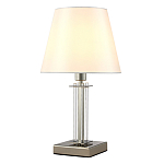 Настольная лампа с белым тканевым абажуром в форме конуса Laurent варинант исполнения - 2 | Loft Concept в Нижнем Новгороде