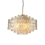 Люстра многоярусная с декором из натуральной морской ракушки Iridescent Light варинант исполнения - 1 | Loft Concept в Нижнем Новгороде