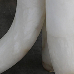 Торшер геометрический с тремя мраморными плафонами Marble Tripod варинант исполнения - 11 | Loft Concept в Нижнем Новгороде