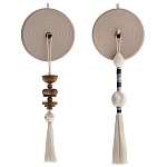 Аксессуар на стену диск из нитей Wall Decor White Thread Disc  варинант исполнения - 5 | Loft Concept в Нижнем Новгороде