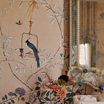 Обои ручная роспись Cecily pink варинант исполнения - 5 | Loft Concept в Нижнем Новгороде