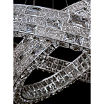 Люстра на 2 кольца с текстурной огранкой Reflection of Reality варинант исполнения - 8 | Loft Concept в Нижнем Новгороде