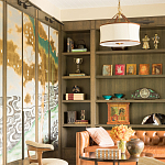 Обои ручная роспись Bamboo River Blossom Original colourway on Deep Rich Gold gilded paper with pearlescent antiquing варинант исполнения - 3 | Loft Concept в Нижнем Новгороде