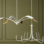 Люстра белая с плафонами в виде лепестков Delicate Flower варинант исполнения - 5 | Loft Concept в Нижнем Новгороде