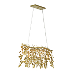 Люстра золотая с декором в виде веток эвкалипта Eucalyptus Branches варинант исполнения - 2 | Loft Concept в Нижнем Новгороде