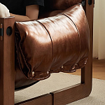 Кресло-диван кожаное на деревянном каркасе Medieval Furniture варинант исполнения - 4 | Loft Concept в Нижнем Новгороде