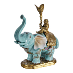 Подсвечник в виде слона из фарфора с бронзовыми элементами Elephant in the Garden of Eden варинант исполнения - 2 | Loft Concept в Нижнем Новгороде