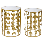 Набор из двух столов из металла Brass Symphony Moon варинант исполнения - 1 | Loft Concept в Нижнем Новгороде